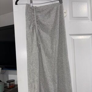 Aerie Light Gray Maxi Skirt